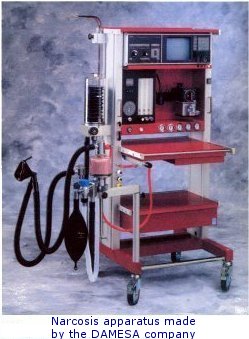 Narcosis apparatus made by the DAMESA company